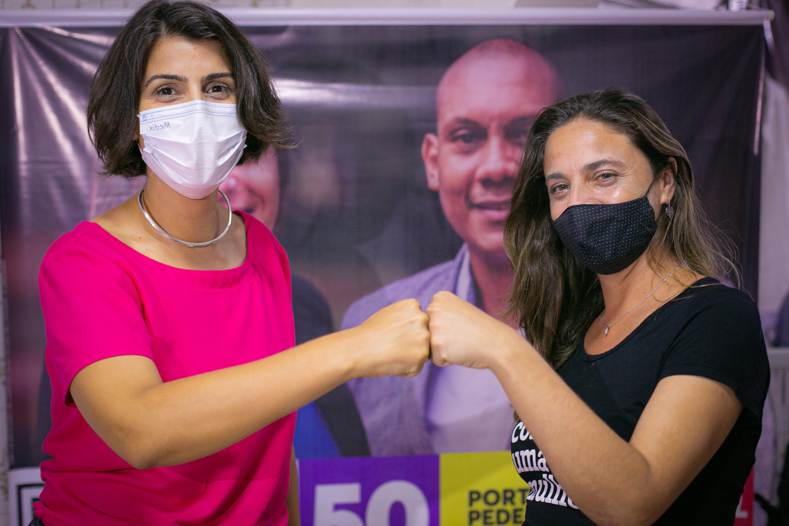 Fernanda oficializa apoio à Manuela D’ávila no segundo turno em Porto Alegre