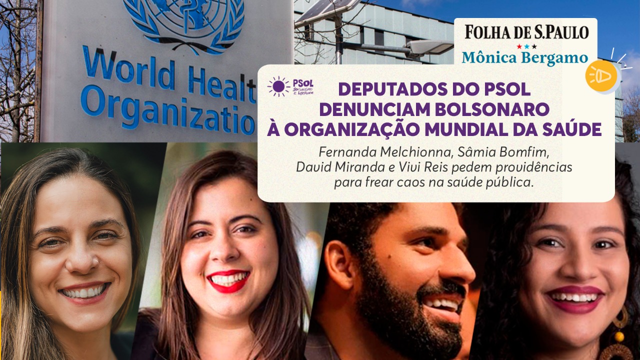 OMS recebe denúncia sobre a gestão da pandemia da Covid-19 pelo governo brasileiro