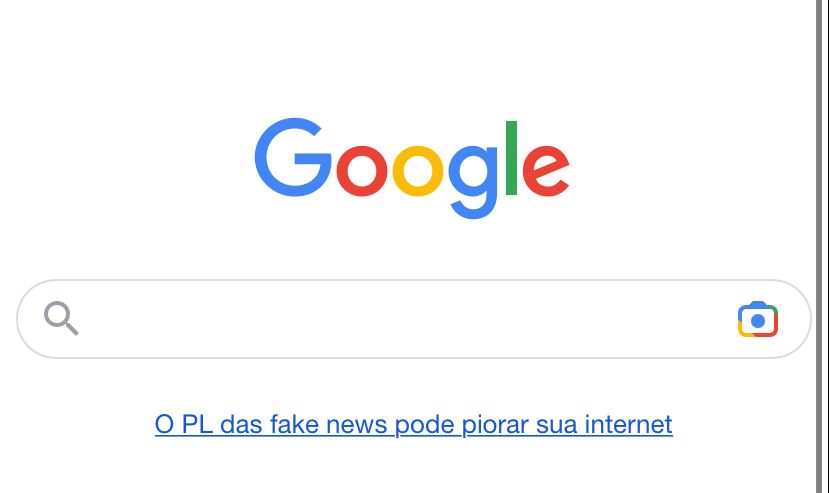 Fernanda Melchionna solicita à PGR investigação sobre Google por abuso de poder econômico em ofensiva contra o PL das Fake News