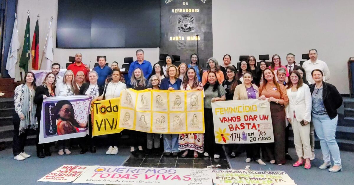 Comissão Externa do Feminicídio realiza audiência pública em Santa Maria para fortalecer políticas de proteção às mulheres