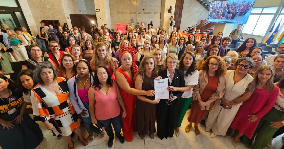 Fernanda Melchionna realiza apresentação do relatório da Comissão Externa criada para acompanhar os feminicídios no RS