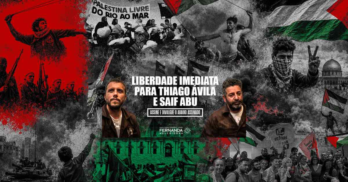 ASSINE: Liberdade Imediata para Thiago Ávila e Saif Abu